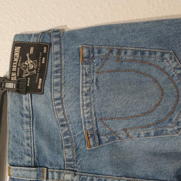 True Religion Ricky Nicks Destruction Straight-Fit Jeans - Picture 7 of 10